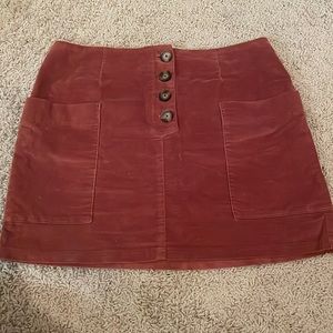 Suede Skirt